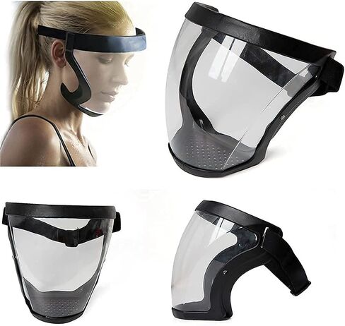 Super Protective Face Shield,Anti Fog Mask,Adult Clear Face Shield,Plastic Face Mask (20pcs-pm Filters) in Saudi Arabia