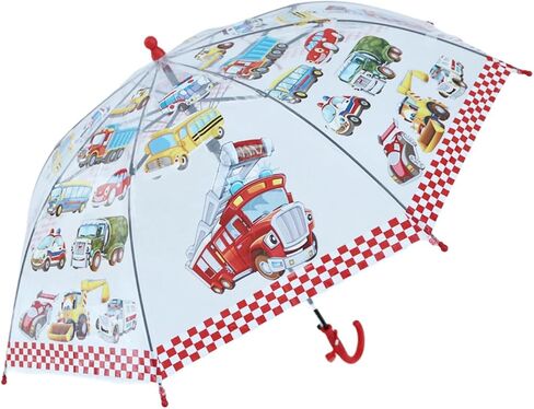 2 PCS Kids Clear Bubble Umbrella with J Hook Handle Safety Transparent Dome Bubble Umbrella for Toddler Boys Girls, Christmas, Halloween, Birthday Gift in Saudi Arabia