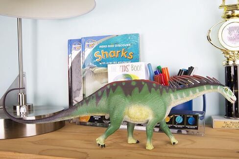 Safari Ltd. Wild Safari Prehistoric World Amargasaurus Figurine - Detailed 16" Plastic Model Figure - Fun Educational Play Toy for Boys, Girls & Kids Ages 3+ in Saudi Arabia