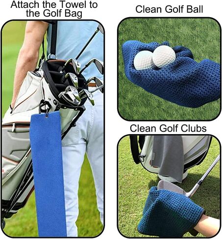Best Dad by Par Golf Towel Golf Towel with Clip Golf Ball Towel for Golf Course Exercise, Golf Gift for Men, Birthday Gifts for Golf Fan, Retired Gifts for Coworker in Saudi Arabia