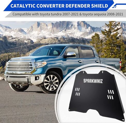 Cataltyic Convertor Anti-Theft Shield Cover Compatible with Toyota Tundra 2007-2021 in Saudi Arabia
