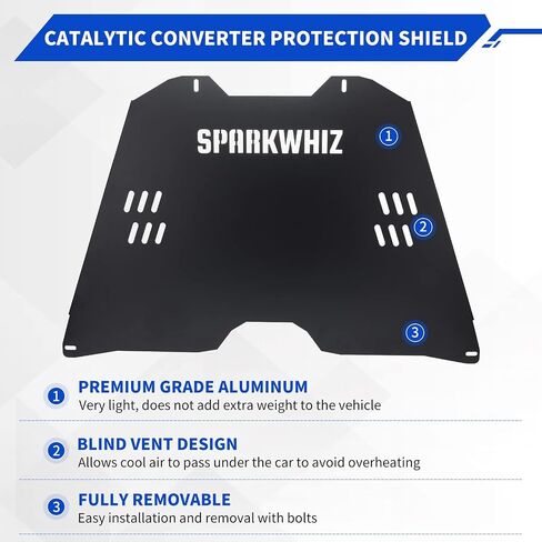 Cataltyic Convertor Anti-Theft Shield Cover Compatible with Toyota Tundra 2007-2021 in Saudi Arabia