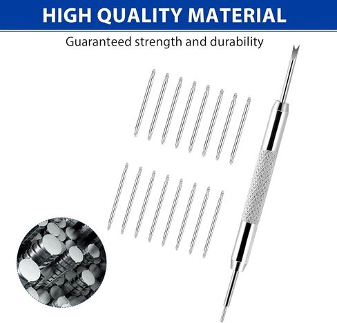 Watch Band Pins Replacement Kit with 16 pcs 20mm Heavy Duty Stainless Steel Watch Pins in Saudi Arabia