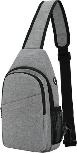 حقيبة ظهر صغيرة بحزام حول الجسم للسفر والمشي لمسافات طويلة وحقيبة كتف على الصدر in Kuwait