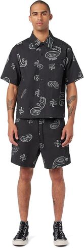 HUDSON Men's Cropped Short Sleeve Button Down Shirt in Saudi Arabia