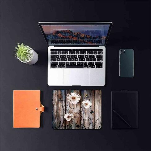Japanese Mouse Pad, Oriental Floral Mouse Pad Heron, Premium-Textured & Waterproof Mouse Mat Design, Washable Lycra Cloth Mousepad, Non-Slip Rubber Base Computer Mouse Pads for Wireless Mouse in Saudi Arabia