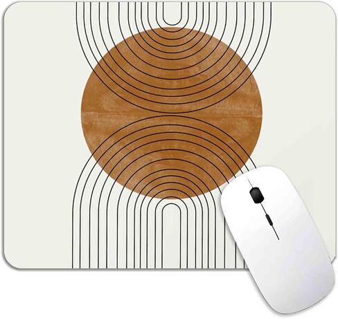 Japanese Mouse Pad, Oriental Floral Mouse Pad Heron, Premium-Textured & Waterproof Mouse Mat Design, Washable Lycra Cloth Mousepad, Non-Slip Rubber Base Computer Mouse Pads for Wireless Mouse in Saudi Arabia