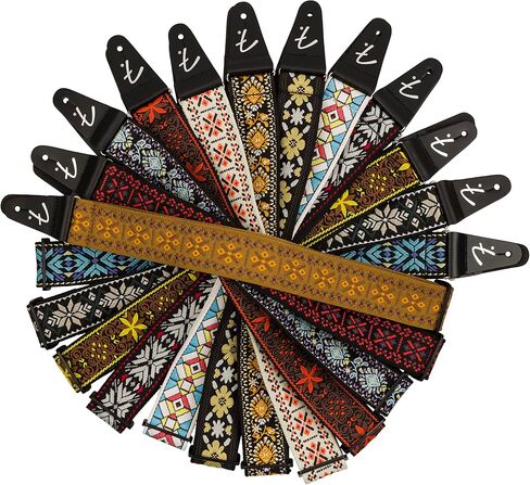 Fender® Right Height Rayon Nylon Strap 2 Inch with One-Hand Function 5 cm Wide Black in Saudi Arabia