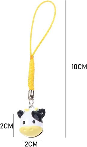 4Pcs Mobile Phone Straps Cartoon Phone Charm Animal Series Tigger Monkey DIY Keychain Phone Lanyard Cute Phone Accessories in Saudi Arabia