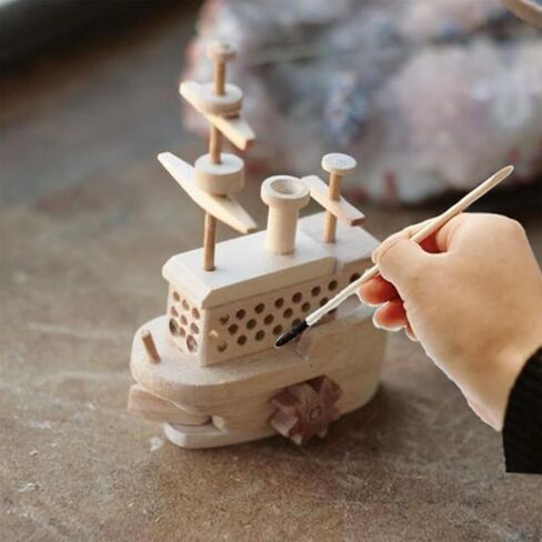 200 عبوة من أعواد الصنفرة، أعواد الثقاب، أغصان الصنفرة الدقيقة، 280 حبيبة لتفصيل أعواد الصنفرة للنماذج البلاستيكية وهواية الخشب (5.4 × 0.2 بوصة) in Kuwait