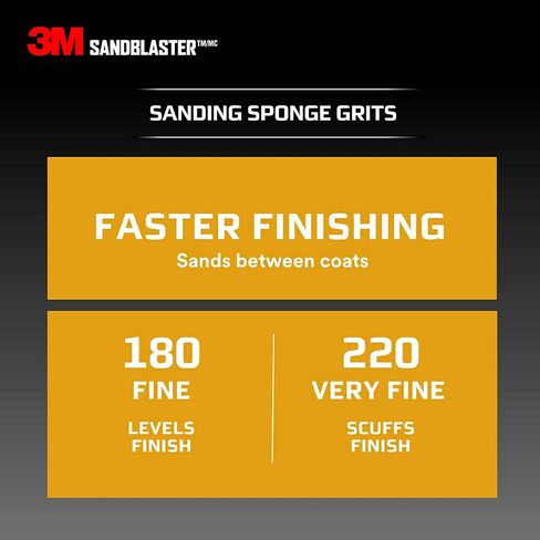 SandBlaster 20907-220-UFS 3M Sanding Sponge, Gold in Saudi Arabia