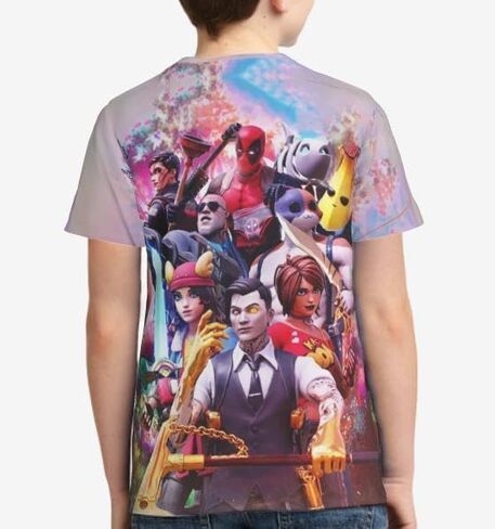 Boys/Girls Game Shirt 3D Printing Shirts Short Sleeve Kids Shirt Cartoon Cool T Shirt in Saudi Arabia