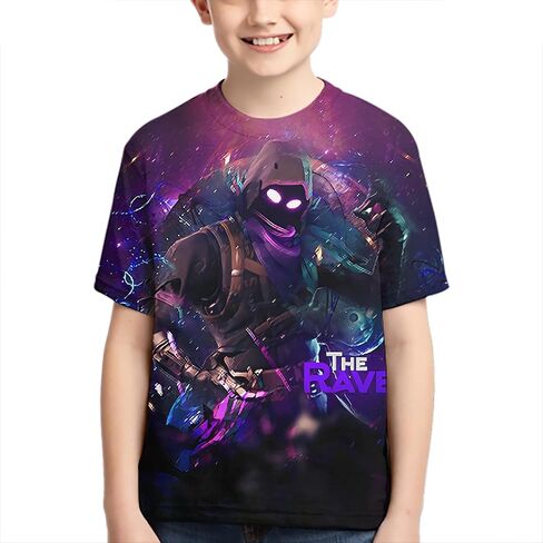 Boys/Girls Game Shirt 3D Printing Shirts Short Sleeve Kids Shirt Cartoon Cool T Shirt in Saudi Arabia