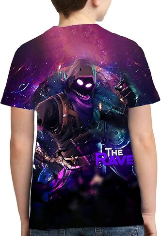 Boys/Girls Game Shirt 3D Printing Shirts Short Sleeve Kids Shirt Cartoon Cool T Shirt in Saudi Arabia