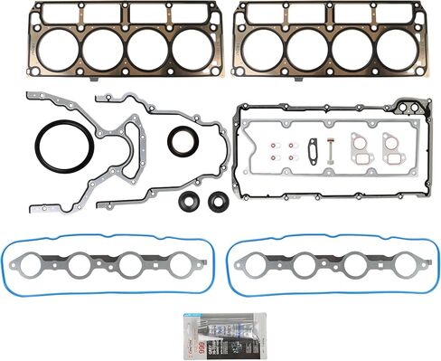 Head Gasket Kit Fit for 99-00 02-06 2008 Silverado 1500,03-09 Silverado 2500 HD 6.0L,04 Silverado 3500 6.0L Engine Head Gasket 12558178、BTR73450、1261794 4, 12612350, 12630223, 12633904 in Saudi Arabia