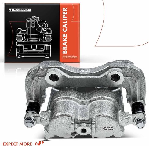 A-Premium Disc Brake Caliper Assembly with Bracket Compatible with Select Nissan and Infiniti Models - Pathfinder 1999-2004, QX4 1998-2003 - Front Left Driver Side in Saudi Arabia