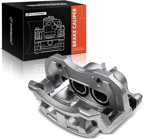 A-Premium Disc Brake Caliper Assembly with Bracket Compatible with Select Nissan and Infiniti Models - Pathfinder 1999-2004, QX4 1998-2003 - Front Left Driver Side in Saudi Arabia