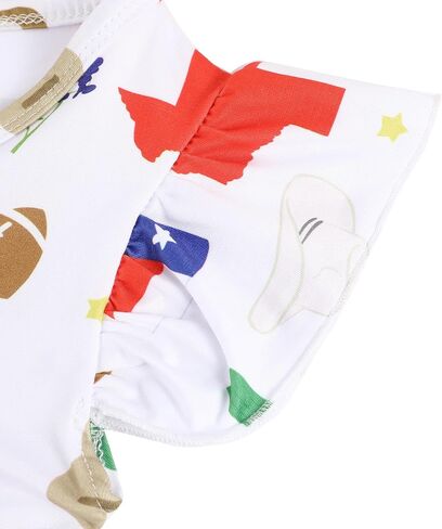Toddler Girls Casual Dress Farm Animal Horse Print Dresses Flutter Sleeve Clothes 2-8Y in Saudi Arabia