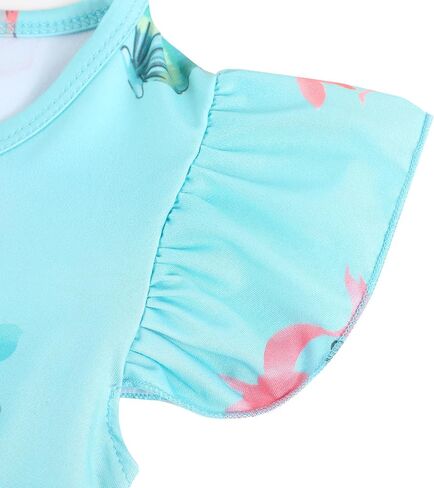 Toddler Girls Casual Dress Farm Animal Horse Print Dresses Flutter Sleeve Clothes 2-8Y in Saudi Arabia