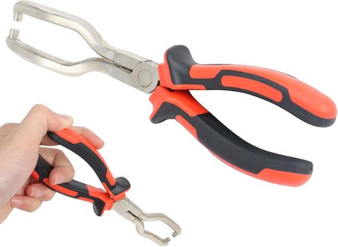 Electrical Disconnect Pliers Automotive Electrical Connector Disconnect Pliers Fuel Feed Pipe Plier Fuel Line Plier Long Spark Plug Removal Pliers Universal Pipe Clip Repair Tool 1pcs Green in Saudi Arabia