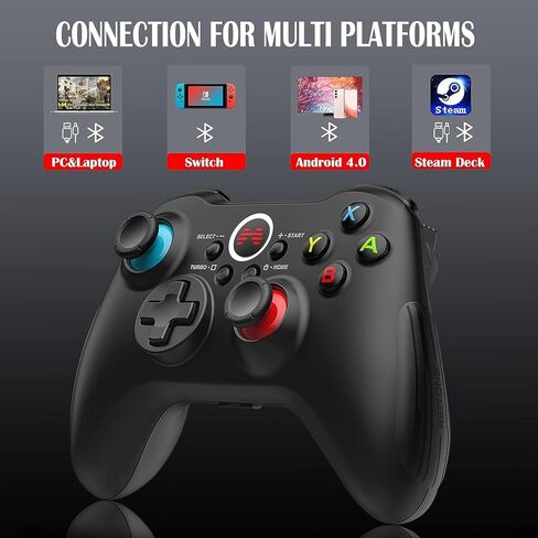 BEITONG Asura 2NS Switch Controller Wireless Pro Controller متوافق مع Switch / Switch Lite / Switch OLED، التحكم في الحركة 6 محاور والحساسية Adjsut / Turbo / الاهتزاز / لقطة الشاشة باللون الأسود in Kuwait