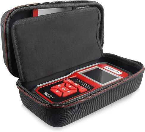 حقيبة حمل عالمية من KONNWEI لجهاز اختبار بطارية السيارة وماسح ضوئي obd2 مقاس كبير 9 بوصة × 5 بوصة × 3.7 بوصة، صندوق تخزين واقٍ لجميع المنتجات... in Kuwait