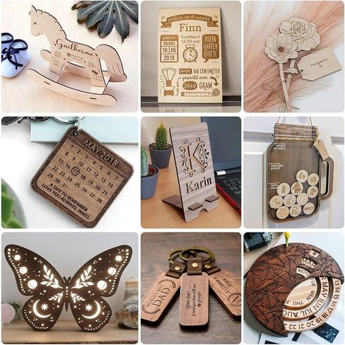 Basswood Sheets 10 Pack 12" x 12" x 1/8 Inch-3mm Thick Plywood Sheet Smooth Surface Squares Wood Boards for DIY Crafts Laser Cutting, Wood Engraving, Wood Burning in Kuwait