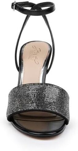 Jewel Badgley Mischka Hattie Block Heel Sandal with Ankle Strap in Saudi Arabia