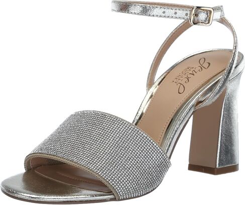 Jewel Badgley Mischka Hattie Block Heel Sandal with Ankle Strap in Saudi Arabia