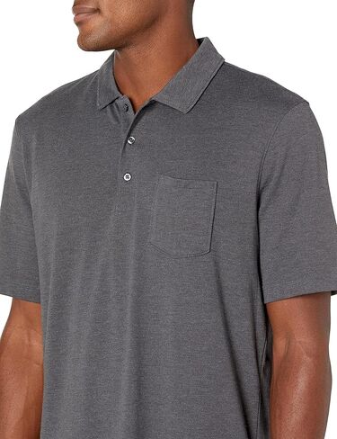 Amazon Essentials Men's Regular-Fit Pocket Jersey Polo in Saudi Arabia