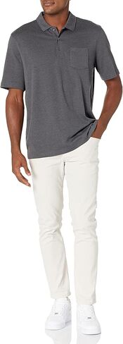Amazon Essentials Men's Regular-Fit Pocket Jersey Polo in Saudi Arabia