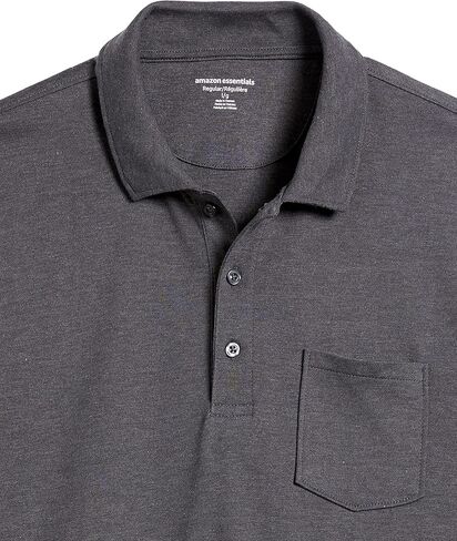 Amazon Essentials Men's Regular-Fit Pocket Jersey Polo in Saudi Arabia
