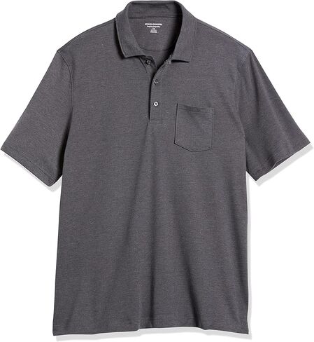 Amazon Essentials Men's Regular-Fit Pocket Jersey Polo in Saudi Arabia