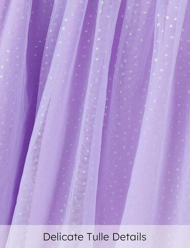 PATPAT Toddler Baby Girl's Floral Tulle Dresses Floral Ruffle Sleeve Fairy Poster Mesh Casual Dress 3 Months-6 Years in Saudi Arabia