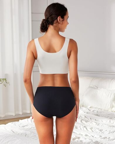 Women's Underwear Seamless Full Briefs Soft Panties Invisibles Briefs Comfort Underpants Ladies Panties - 5 Pack in Saudi Arabia