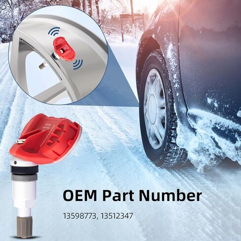 4pcs TPMS 433MHz Tire Pressure Sensor Compatible with Enclave Lacrosse Regal Sportback CT6 XT4 XT5 XT6 Blazer Camaro Cruze Malibu Silverado Traverse Volt Acadia Sierra in Saudi Arabia