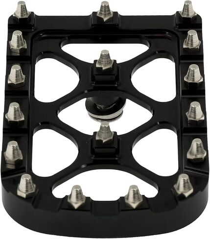 غطاء وسادة دواسة الفرامل YHMTIVTU MX من الألومنيوم متوافق مع موديلات Harley Touring Trike Dyna Softail قطعة واحدة in Kuwait