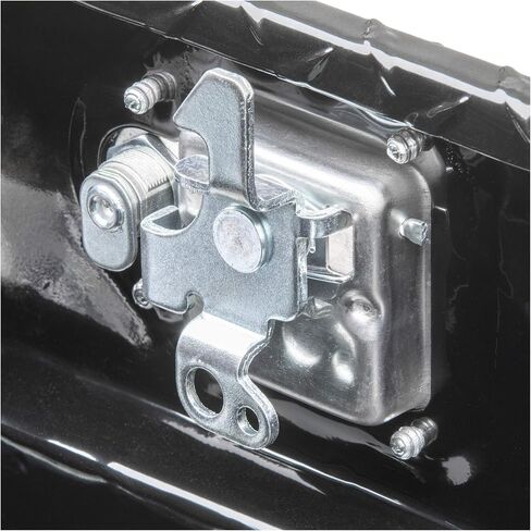 UWS EC30142 صندوق أدوات جانبي للشاحنة من الألومنيوم ذو الجدار الثقيل باللون الأسود اللامع مقاس 72 بوصة، غطاء صلب in Saudi Arabia