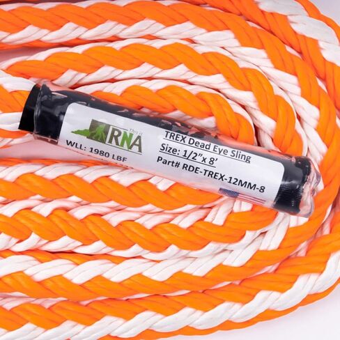 RNA Trex Dead Eye Sling 3/4 بوصة × 25 قدم - يسمح لك بضبط الأجهزة على الطول المثالي للاستخدام المقصود في أي وقت من الأوقات على الإطلاق in Saudi Arabia