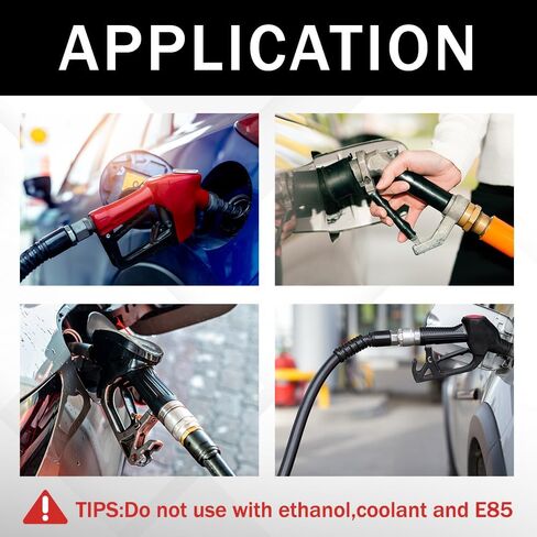 خرطوم خط الوقود 5/16 بوصة ID، SAE 30R7 خرطوم الوقود 10FT NBR خرطوم قفل دفع مطاطي عالي الضغط 300PSI لمحركات أنظمة وقود السيارات in Kuwait