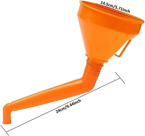 Plastic Funnel Oil-Emergency Equipment for Self-Driving Travel Funnel with Flexible Extension Nozzle for Cars and Motorcycles, Engine Oil, Liquid, Diesel, Kerosene and Gasoline in Saudi Arabia