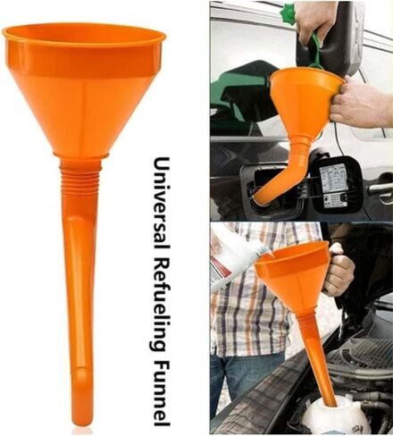 Plastic Funnel Oil-Emergency Equipment for Self-Driving Travel Funnel with Flexible Extension Nozzle for Cars and Motorcycles, Engine Oil, Liquid, Diesel, Kerosene and Gasoline in Saudi Arabia