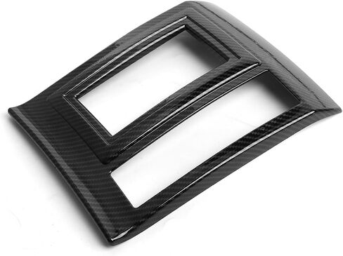 Linskip Gear Shift Panel Trim متوافق مع Chrysler 300 & Dodge Charger 2004 2005 2006 2007 2008 2009 2010، غطاء ناقل الحركة للشاحن، ملحقات داخلية للشاحن (نمط ألياف الكربون) in Kuwait