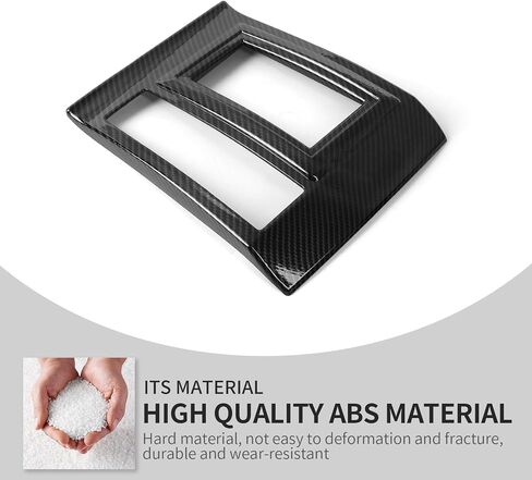 Linskip Gear Shift Panel Trim متوافق مع Chrysler 300 & Dodge Charger 2004 2005 2006 2007 2008 2009 2010، غطاء ناقل الحركة للشاحن، ملحقات داخلية للشاحن (نمط ألياف الكربون) in Kuwait