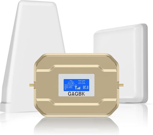 2024 معزز إشارة الهاتف الخليوي المحسن على النطاق 2/4/5/12/13/17/25/66 لـ 5G 4G LTE معزز إشارة الهاتف الخليوي معزز إشارة الهاتف المحمول موسع خلوي يصل إلى 5500 قدم مربع لجميع شركات النقل الأمريكية in Kuwait