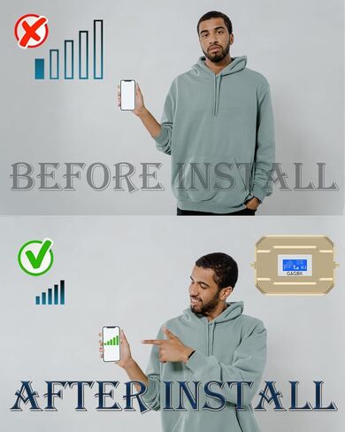 2024 معزز إشارة الهاتف الخليوي المحسن على النطاق 2/4/5/12/13/17/25/66 لـ 5G 4G LTE معزز إشارة الهاتف الخليوي معزز إشارة الهاتف المحمول موسع خلوي يصل إلى 5500 قدم مربع لجميع شركات النقل الأمريكية in Kuwait