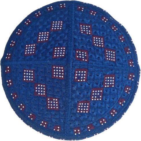 للجنسين الكوفي الرجال متعدد الألوان كوفي قبعات مرصعة يدويا في الهواء الطلق أغطية الرأس عيد الكوفيس قبعة قبعة صغيرة in Kuwait