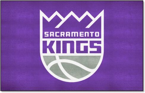 سجادة FANMATS NBA Sacramento Kings المصنوعة من النايلون للوجه، 19 بوصة × 30 بوصة in Kuwait