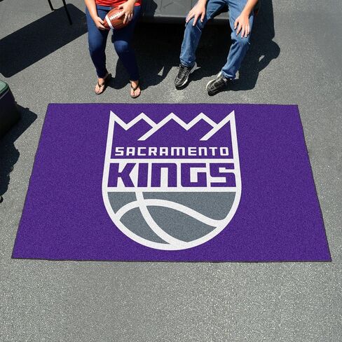 سجادة FANMATS NBA Sacramento Kings المصنوعة من النايلون للوجه، 19 بوصة × 30 بوصة in Kuwait