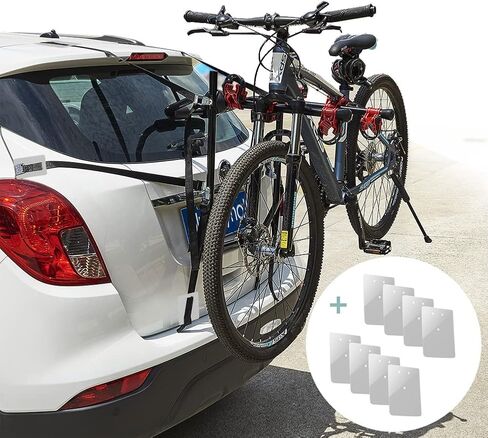 حامل سيارة للدراجة من Blueshyhall لسيارات الدفع الرباعي وحامل تخزين وحامل للدراجة، مع 8 قطع من وسادات حماية السيارة من الخدوش in Kuwait